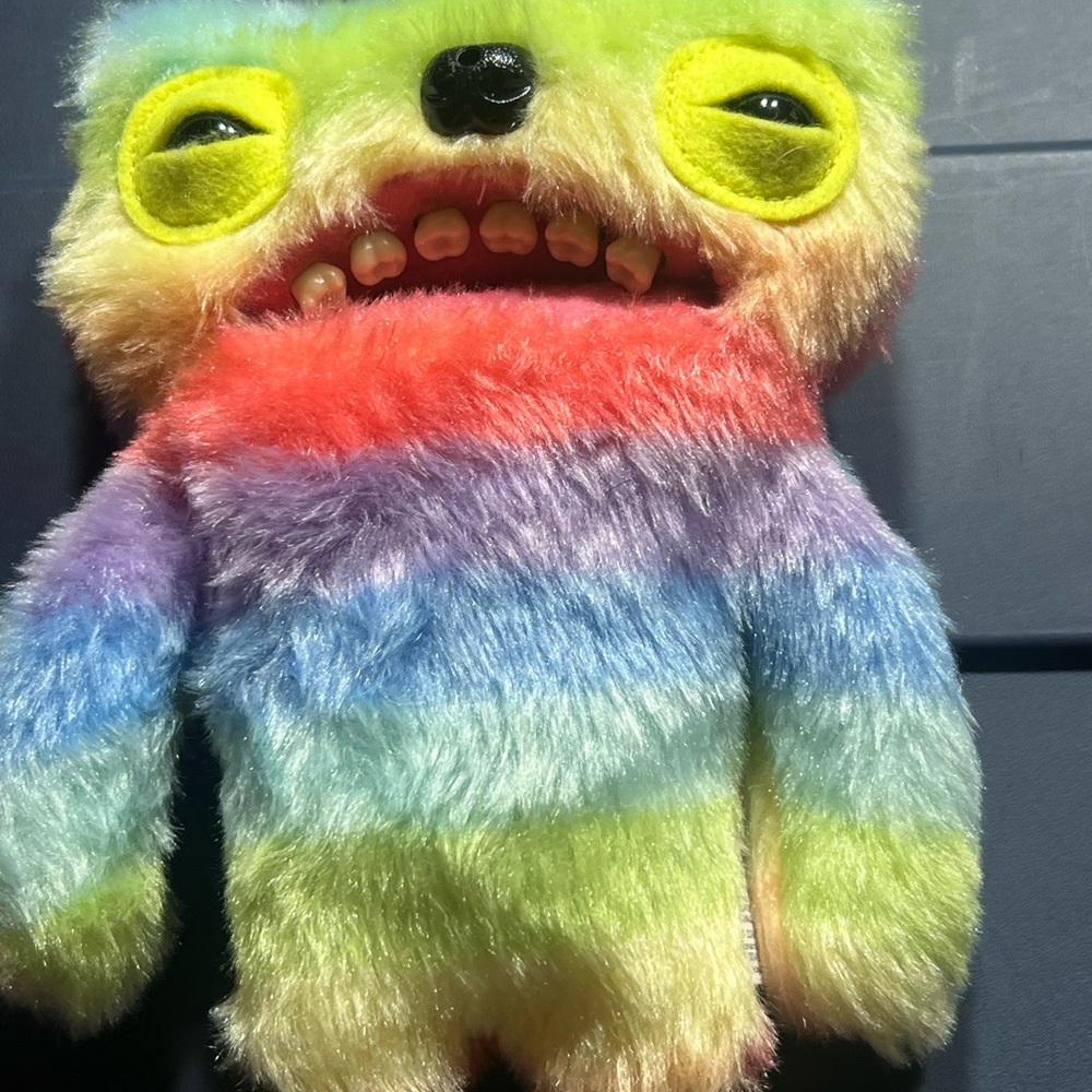 Fuggler Rainbow Plush Monster Toy